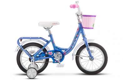 Детский велосипед STELS Flyte Lady 14 Z011 голубой 9,5” рама (2019)