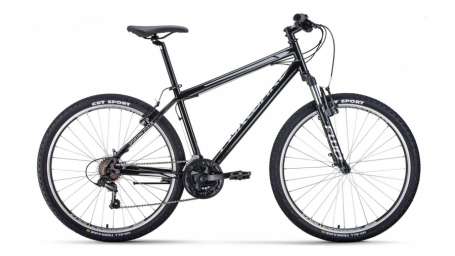 Горный (MTB) велосипед FORWARD Sporting 27.5 1.0 черный/серый 19” рама (2020)
