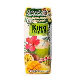 Кокосовая вода (яблоко/гуава /лайм) 
KING ISLAND (Coconut Water With 20% Mixed Fruit Juice King Isla