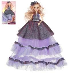 ИГРОЛЕНД Кукла в пышном платье премиум, 30см, пластик, полиэстер, 3-6 дизайнов