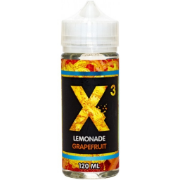 Жидкость для электронных сигарет X3 Lemonade Grapefruit, (3 мг), 120 мл