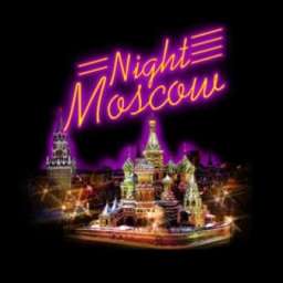 Футболка “Night Moscow”. Собор Василия Блаженного