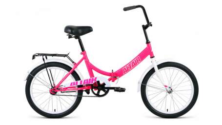 Городской велосипед ALTAIR City 20 розовый/белый 14” рама