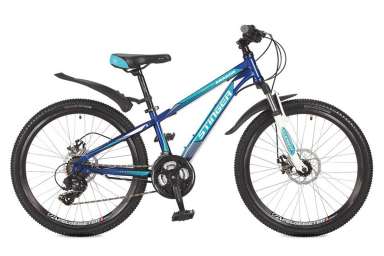 Подростковый горный велосипед (24 дюйма)
Stinger - Aragon D 24” (2017) Р-р = 12,5; Цвет: Синий (24SH