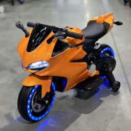 Детский электро-мотоцикл FT-8728 оранжевый