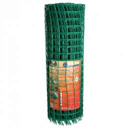 Гидроагрегат Сетка садовая пластиковая ромбическая  55x55мм, 1.5x20м, зеленая