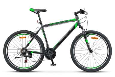 Горный велосипед (26 дюймов) Stels - Navigator 600
V V020 (2017) Р-р = 16; Цвет: Темно-Серый / Зелен