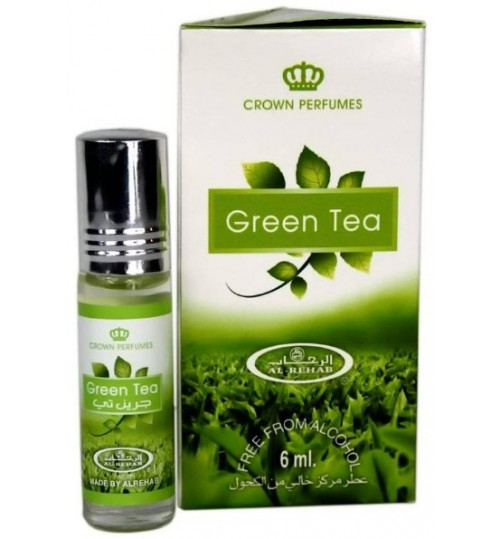 Духи Green Tea (Al-Rehab) масляные арабские 6мл унисекс /