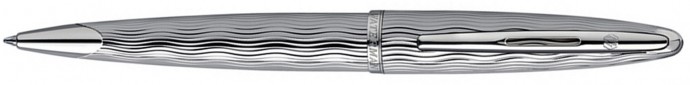 Шариковая ручка Waterman Carene Essential Silver ST. Детали дизайна: палладиевое покрытие.