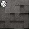Кровля RoofShield Модерн “Премиум” цвет бархатно-черный (упак. 3 м.кв)