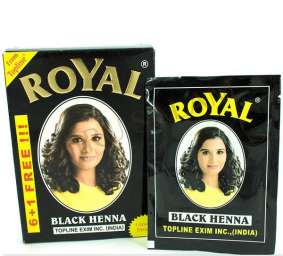 Хна для волос Royal black henna (черный)