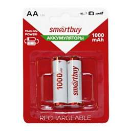 Аккумулятор NiMh Smartbuy AA/2BL 1000 mAh (24⁄240) (SBBR-2A02BL1000)