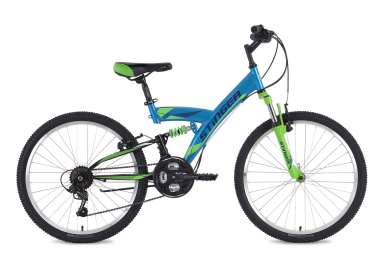 Подростковый горный велосипед (двухподвес)
Stinger - Banzai 24” (2018) Р-р = 14; Цвет: Синий (24SFV.