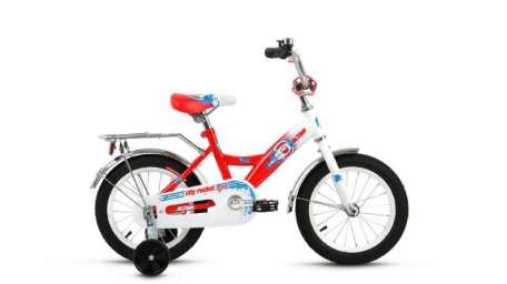 Детский велосипед ALTAIR CITY boy 14 белый/красный