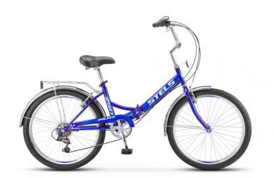 Городской велосипед STELS Pilot 750 24 Z010 синий 16” рама (2017)