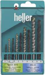 Набор сверл комбинированный Heller (9 предметов)