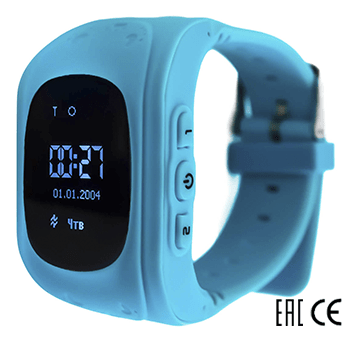 Часы Smart Baby Watch Q50 голубые