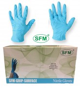 Нитриловые перчатки SFM голубые - 100 парные