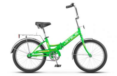Городской велосипед STELS Pilot 310 20 Z011 зеленый/желтый 13” рама (2018)