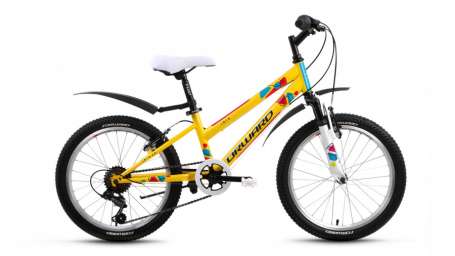 Подростковый горный (MTB) велосипед FORWARD Iris 20 желтый 10,5” рама (2018)