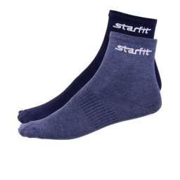 Носки средние Starfit SW-206 р.39-42 2 пары темно-синий/синий меланж