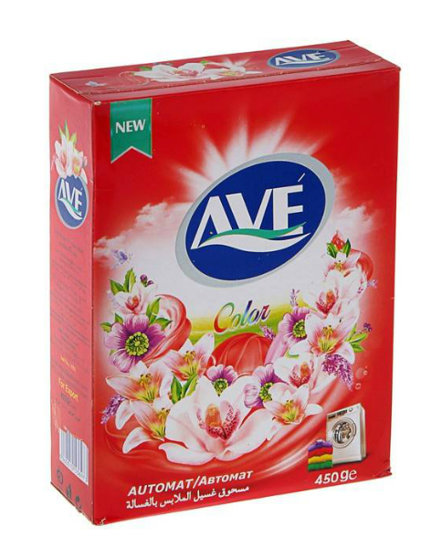 AVE Cтиральный порошок для цветных вещей (автомат) 450 гр