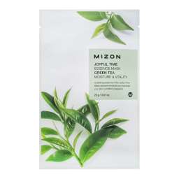 Тканевая маска для лица с экстрактом зелёного чая (Joyful time essence mask green tea) Mizon | Мизон