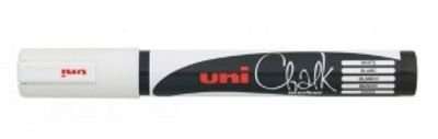 Маркер меловой Uni Chalk линия 1,8-2,5 мм белый Uni Chalk 07UN0102