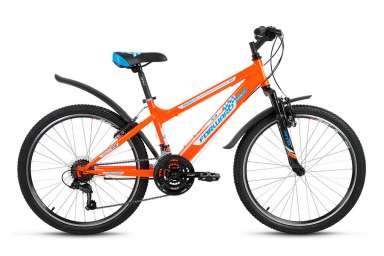 Подростковый горный велосипед (24 дюйма)
Forward - Racing HT 24 2.0 (2017) Р-р = 14; Цвет: Оранжевый