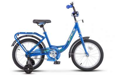 Детский велосипед STELS Flyte 16 Z011 синий 11” рама (2018)