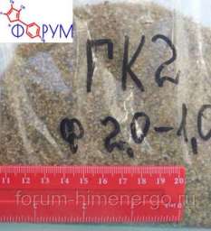 Кварцевый песок ГК2 (2,0-1,0 мм, серо-белый), МКР