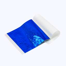 Добавка для слаймов - Фольга (поталь Синяя, 8х8 см, 1 шт)