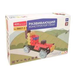 Конструктор пластиковый “Трактор” 9807-3