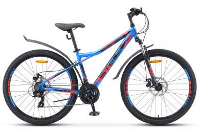 Горный (MTB) велосипед STELS Navigator 710 MD 27.5 V020 синий/черный/красный 16” рама (2020)