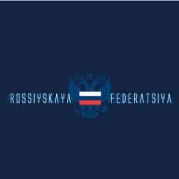 Футболка “ROSSIYSKAYA FEDERATSIYA” с гербом с флагом