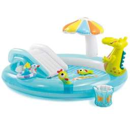 Детский надувной игровой центр Intex 57129NP “gator Inflatable Play Center” 3+
