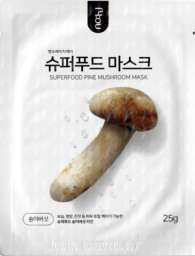 Маска для лица тканевая NOHJ Super food Mask Pack Pine Mushroom, 25g, с экстрактом соснового гриба