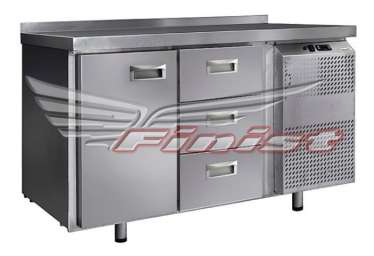 Холодильный стол Finist СХС-700-1⁄3, 1400 мм, 1 дверь 3 ящика