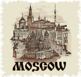 Сумка “MOSCOW” с коллажем плотная. РК