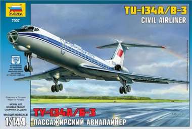 Сборная модель Самолёта ТУ-134А/В-3
