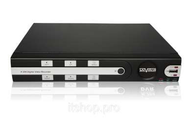 Регистратор SatVision SVR-806 H.264;Пентаплекс, 8 каналов, 1 SATA HDD до 2 Тб,  скорость записи Full