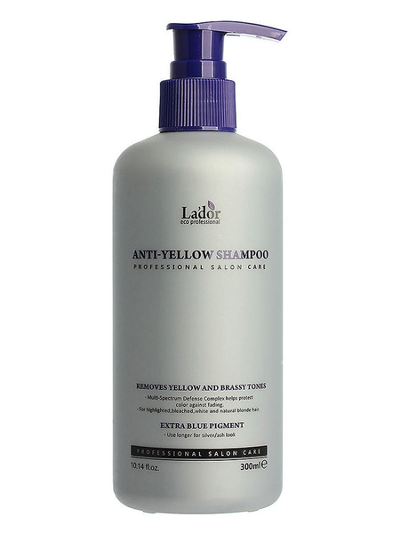 Шампунь для устранения желтизны, Lador Anti-Yellow Shampoo 300мл