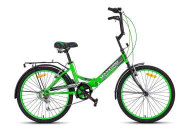 Городской велосипед MaxxPro - Compact 24 (2018) Цвет:
Зеленый / Черный (X2401-2)