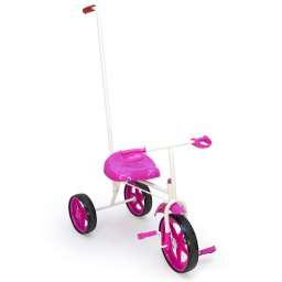 Велосипед трехколесный с держателем Absolute Champion Bumer (Розовый)