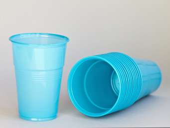 Пластиковый одноразовый стакан “Стандарт”, 200 мл, 100 шт/уп, голубой (4200 шт)