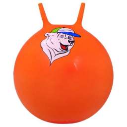 Мяч-Попрыгун Starfit “GB-403 “медвежонок” 65 см с рожками, оранжевый