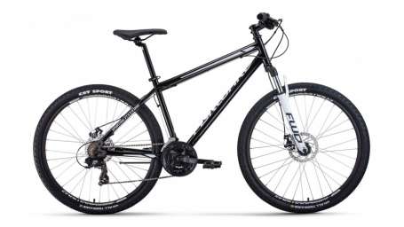 Горный (MTB) велосипед FORWARD Sporting 27.5 2.0 Disc черный/белый 19” рама (2020)