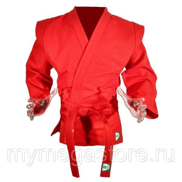 Куртка для самбо Green Hill Master арт.SC-550-50-RD р.50 красная