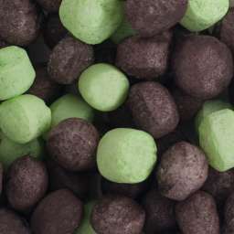 Добавка для слаймов - Маршмеллоу-бидс (шарики Шоколадные с мятой, упак. 70х100)