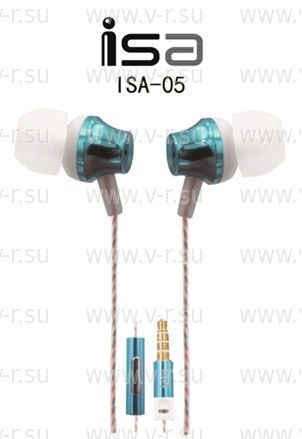 Наушники ISA-05 голубой ISA